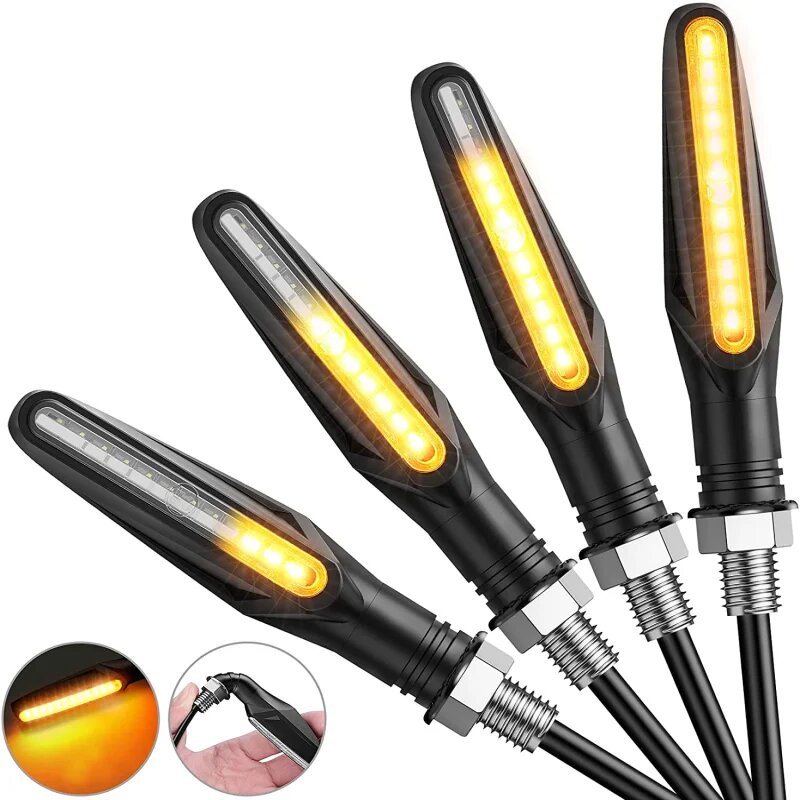 Сигналы поворота для мотоцикла 12 светодиодов 2 шт.