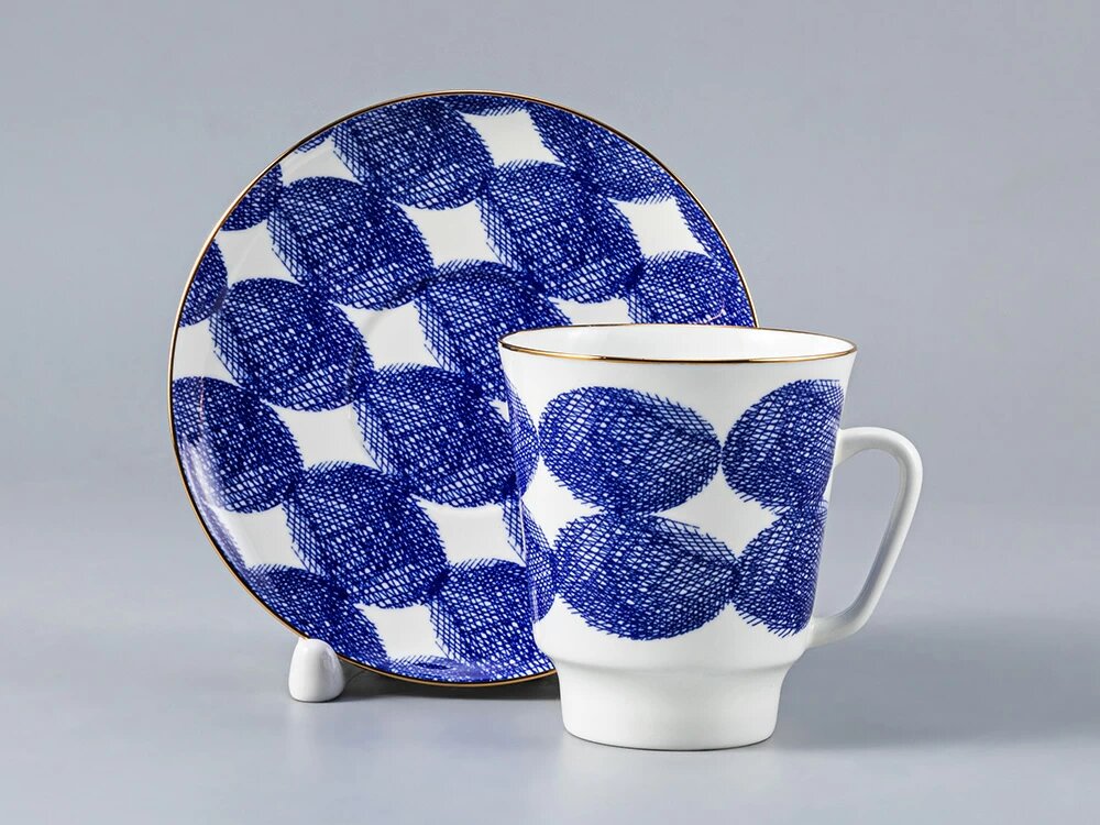 Кофейная пара  Cosy  форма Майская  коллекция Настроение  165 мл Императорский фарфоровый завод