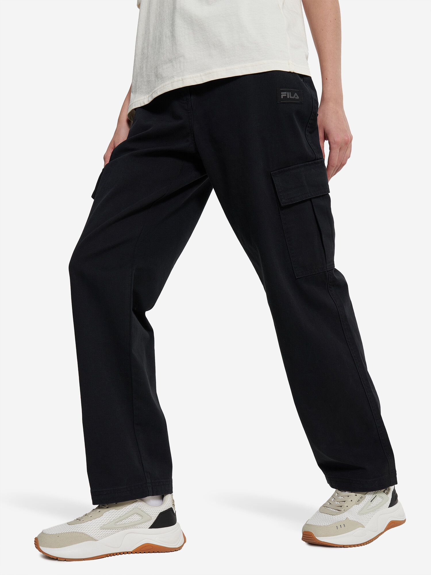 Брюки карго Fila, размер 46-48, черный