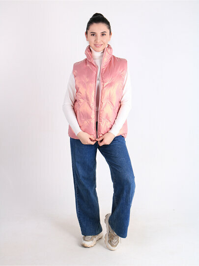 Жилет спортивный , размер One Size, розовый, — фото 1