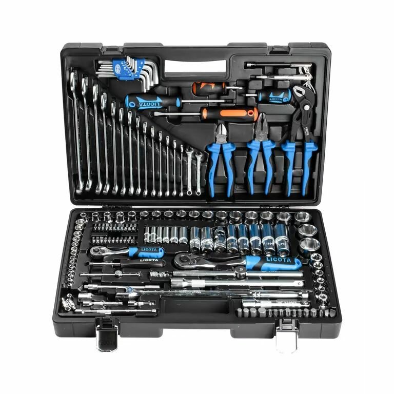 Набор инструментов 1/4" и 1/2", 143 предмета Licota ALK-8009F