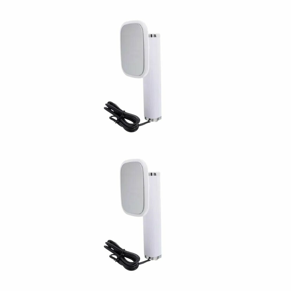 Компактный паровой утюг белого цвета из алюминиевого сплава для домашнего и дорожного использования