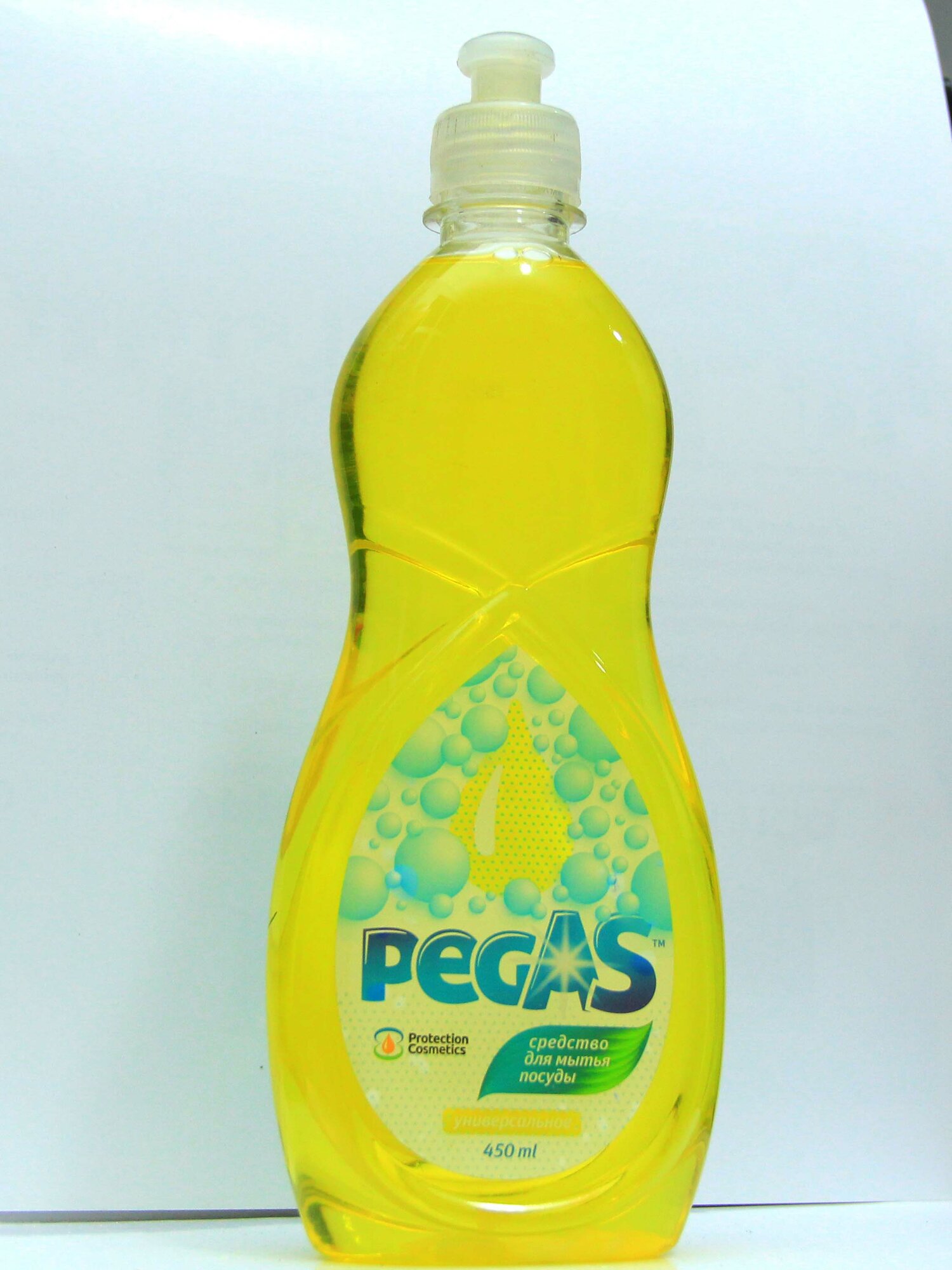 Средство для мытья посуды Pegas, универсальное, жидкость, 450мл