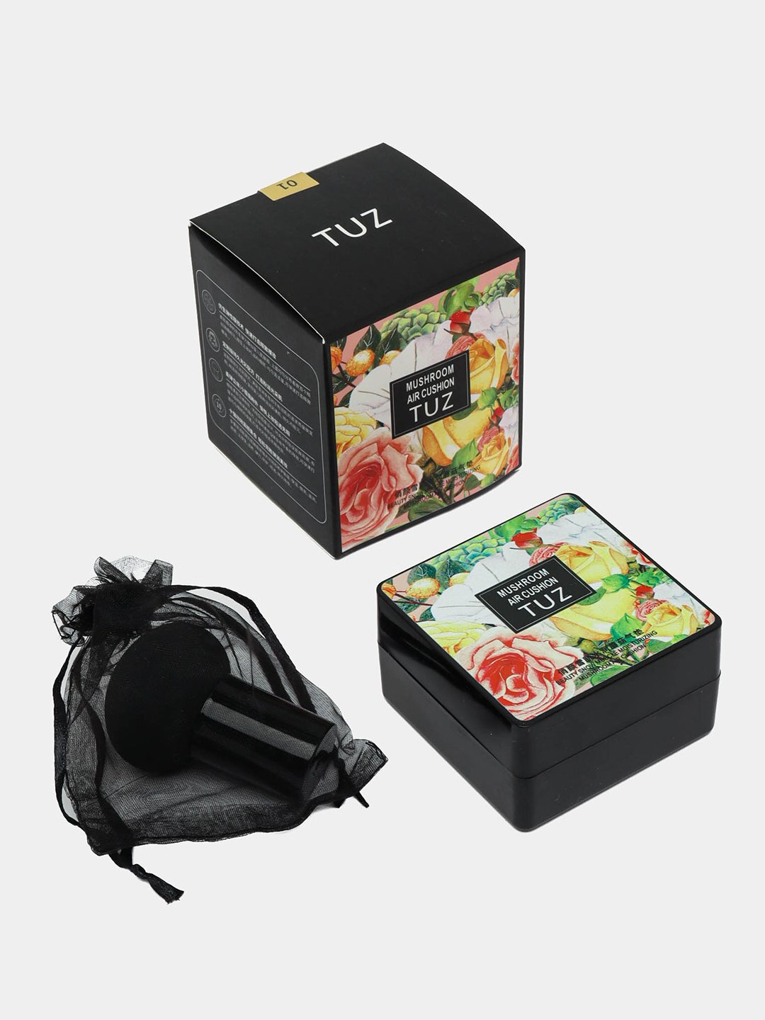 Пудра-кушон для лица Tuz Mushroom Air Cushion, увлажняющая, 15 г