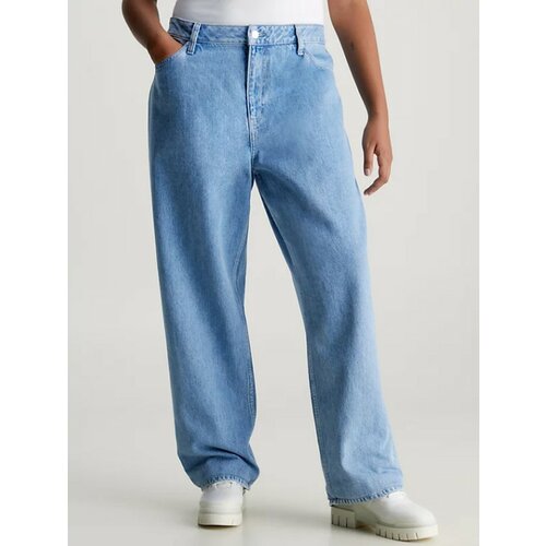 Джинсы мом Calvin Klein Jeans, размер 31, синий джинсы мом calvin klein jeans размер 31 синий