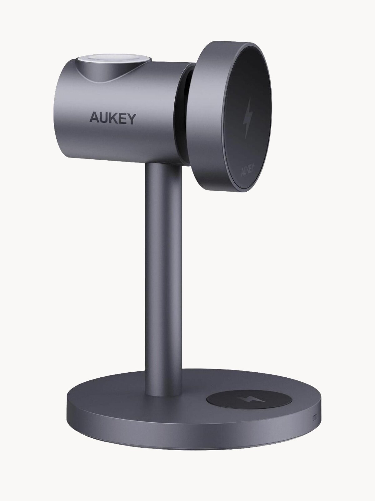 Беспроводное зарядное устройство Aukey, MagFusion Qi2, 3 в 1, (LC-MC311)