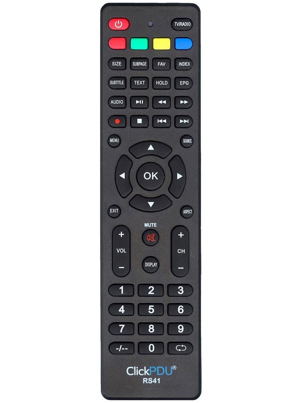 Пульт ДУ для ТВ, приставки ТВ, DVD-плеера ClickPDU RS41 SMART