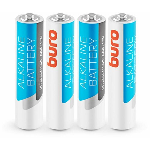 Батарея Buro Alkaline LR03 AAA (4 шт.)