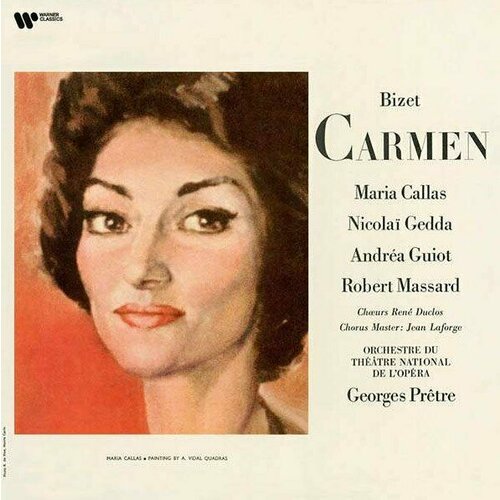 компакт диски warner classics maria callas nicolai gedda carmen 1964 2cd Maria Callas, Nicolai Gedda, Robert Massard – Bizet Carmen: Orchestre de Theatre National de l'Opera Georges Pretre (3 LP)