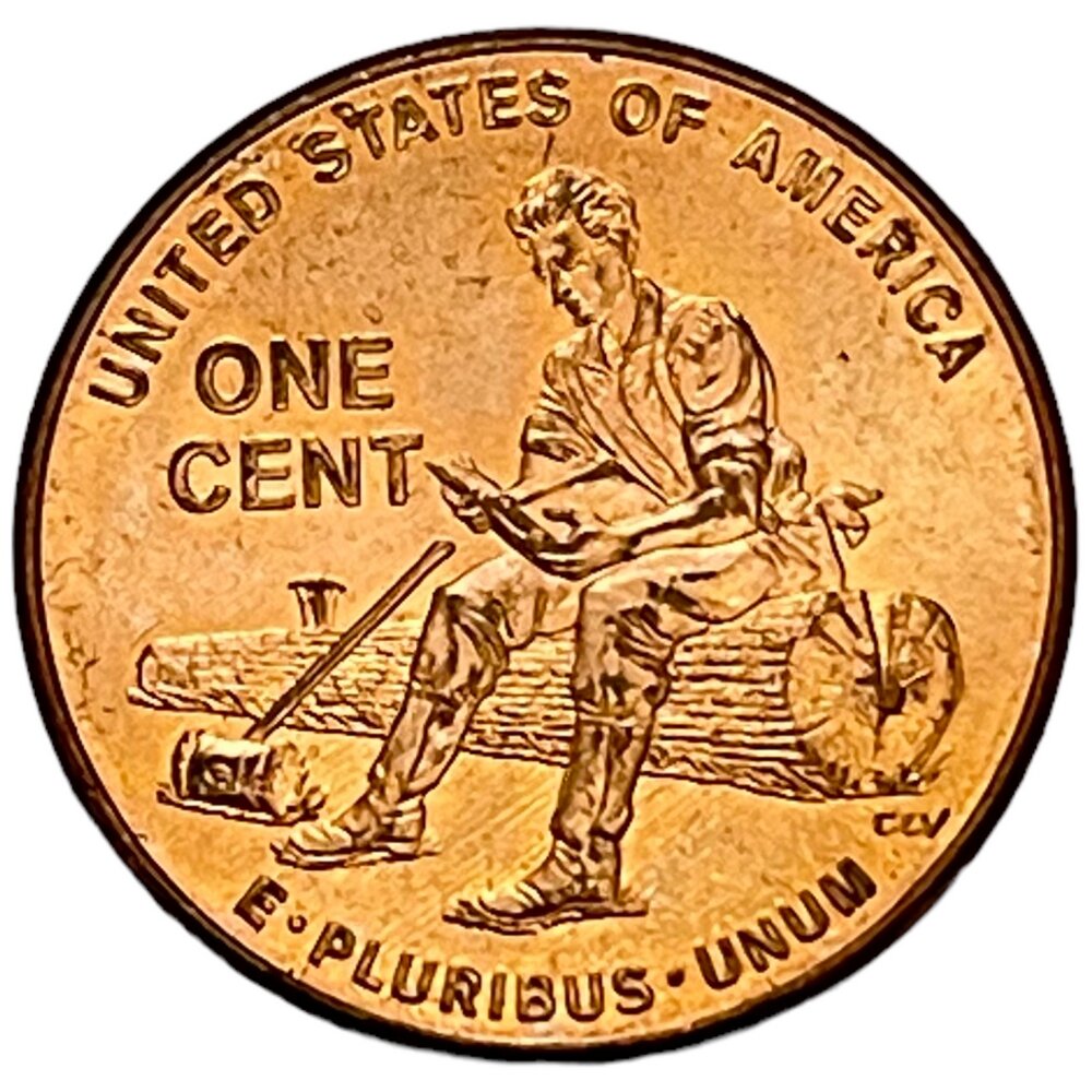 США 1 цент 2009 г. (200 лет со дня рождения Авраама Линкольна - Юность в Индиане) (Cu/Zn)