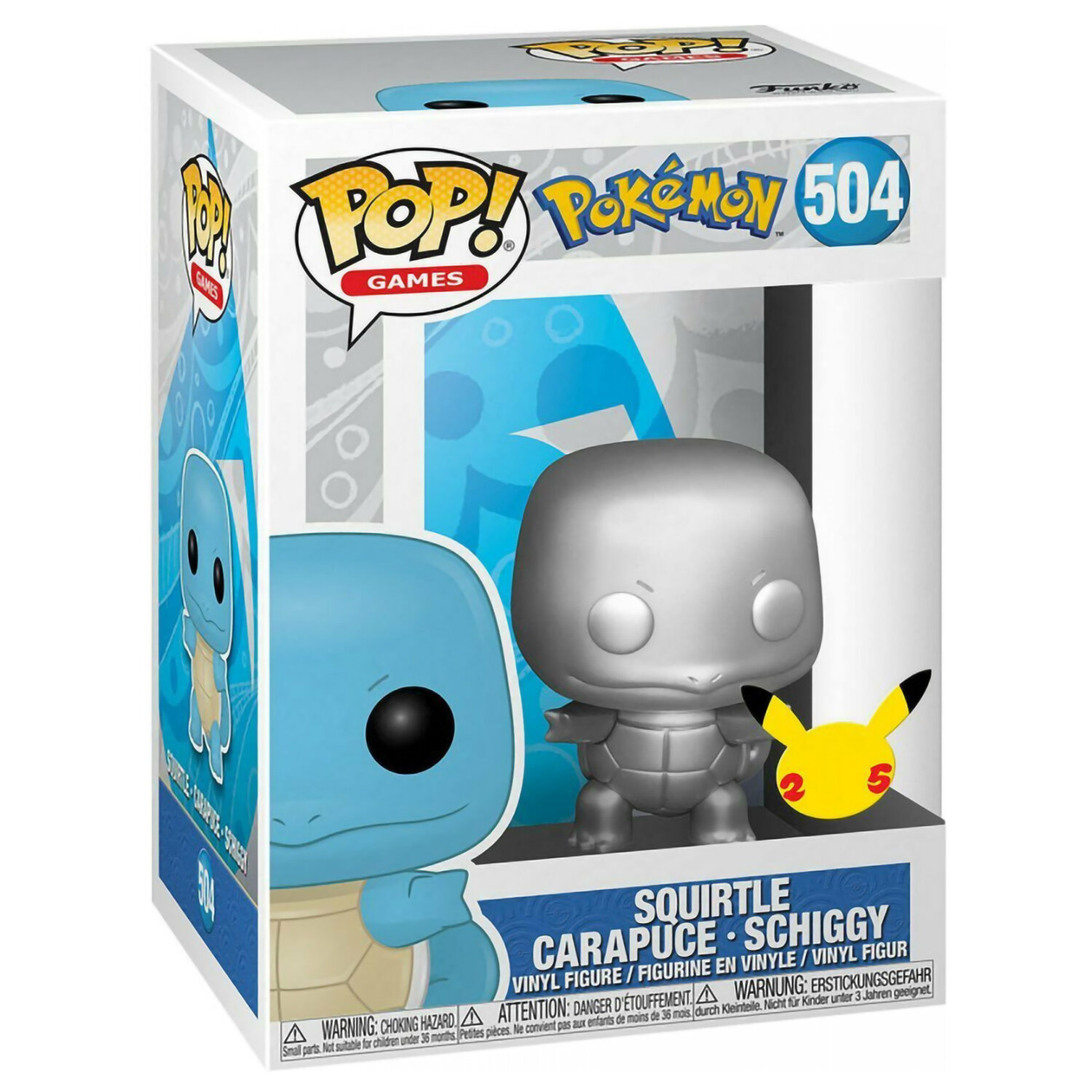 Фигурка Funko POP! Покемон: Серебряный Сквиртл - фото №8