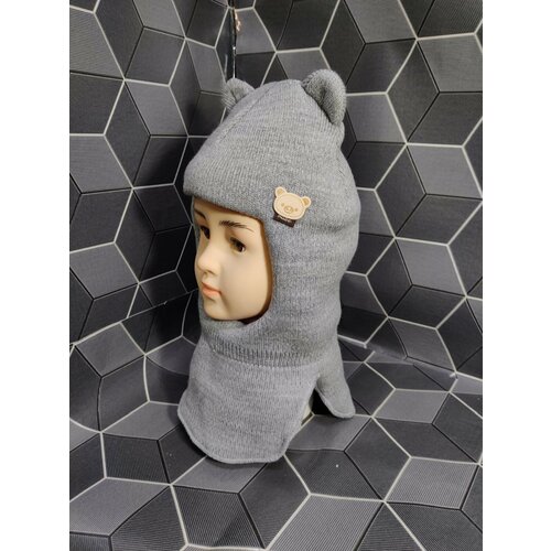 фото Шапка lukky, размер 48-50, серый