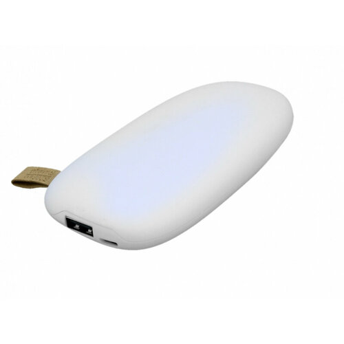 Универсальное зарядное устройство 5 200 MAH power bank в форме камня Белый White pb_stone_large_5200 160700₽