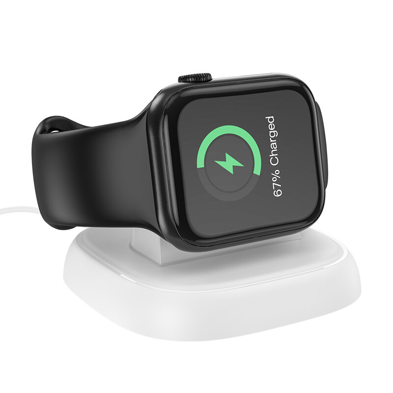 Беспроводное зарядное устройство HOCO CW44 для Apple Watch 1A 2.5W белый