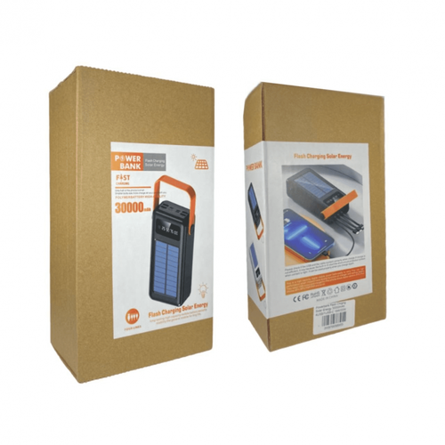 Powerbank Flash Chrging Solar Energy 30000mAh 4USB1USB-C 18W20W черный 270500₽