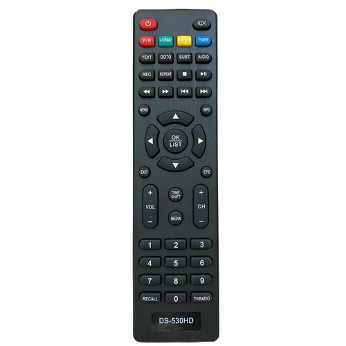 Пульт DS-530HD (DS-910HD) для DVB-T2-ресивера Delta Systems пульт для ресивера delta systems 530hd 550hd 900hd 910hd dvb t2