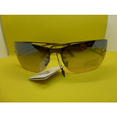 солнцезащитные очки kandy 950011 серебряный серый Солнцезащитные очки Kandy 280551121, золотой, коричневый