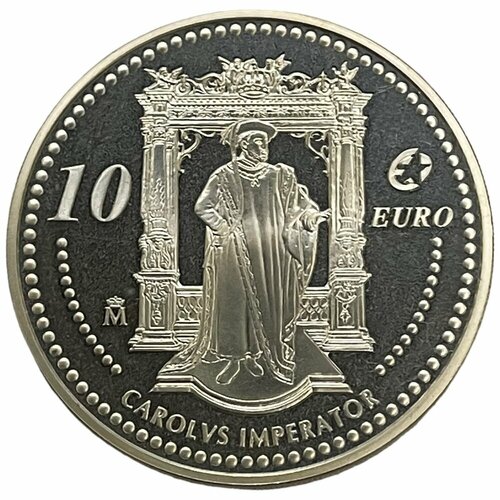 Испания 10 евро 2006 г. (Выдающиеся европейцы - Карл V) (Proof) испания 10 евро 2013 г 75 лет со дня рождения хуана карлоса i proof