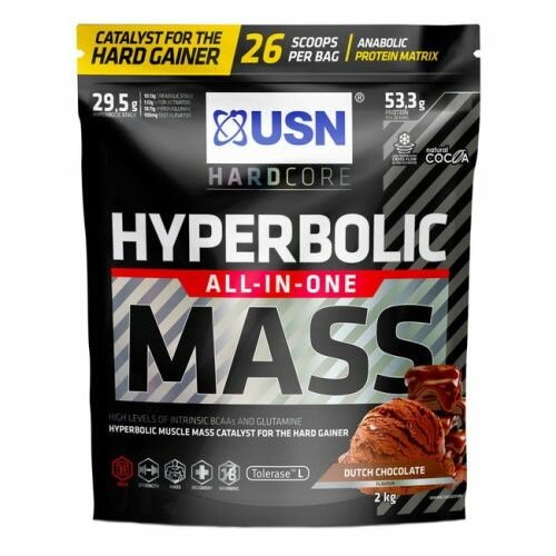 USN Hyperbolic Mass Dutch Choco гиперболик масс ОЛЛ-ИН-УАН со вкусом голландского шоколада, 2 кг