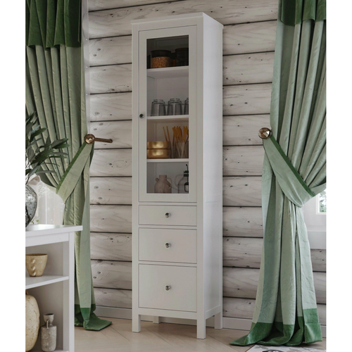 Шкаф для посуды 3 ящика и 4 полки кантри 13, 49x36x197 см