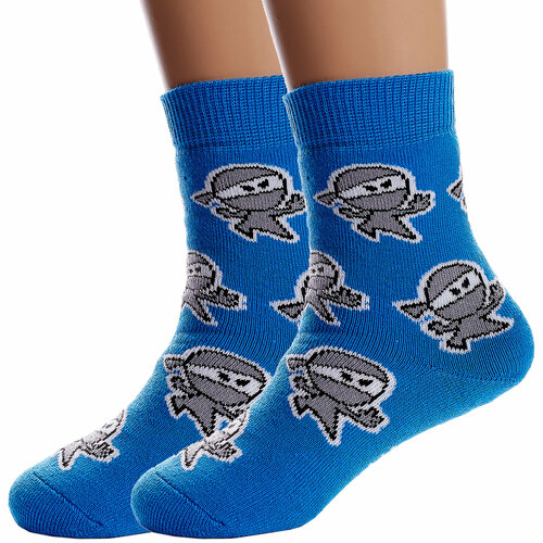 фото Носки conte 2 пары, размер 14, синий