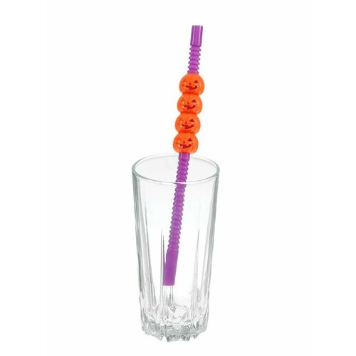 Трубочка для коктейля «Тыковки», набор 5 шт.