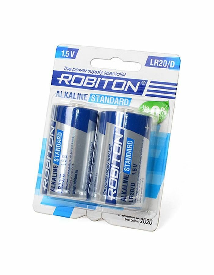 Батарейка ROBITON Alkaline Standard LR20/D
