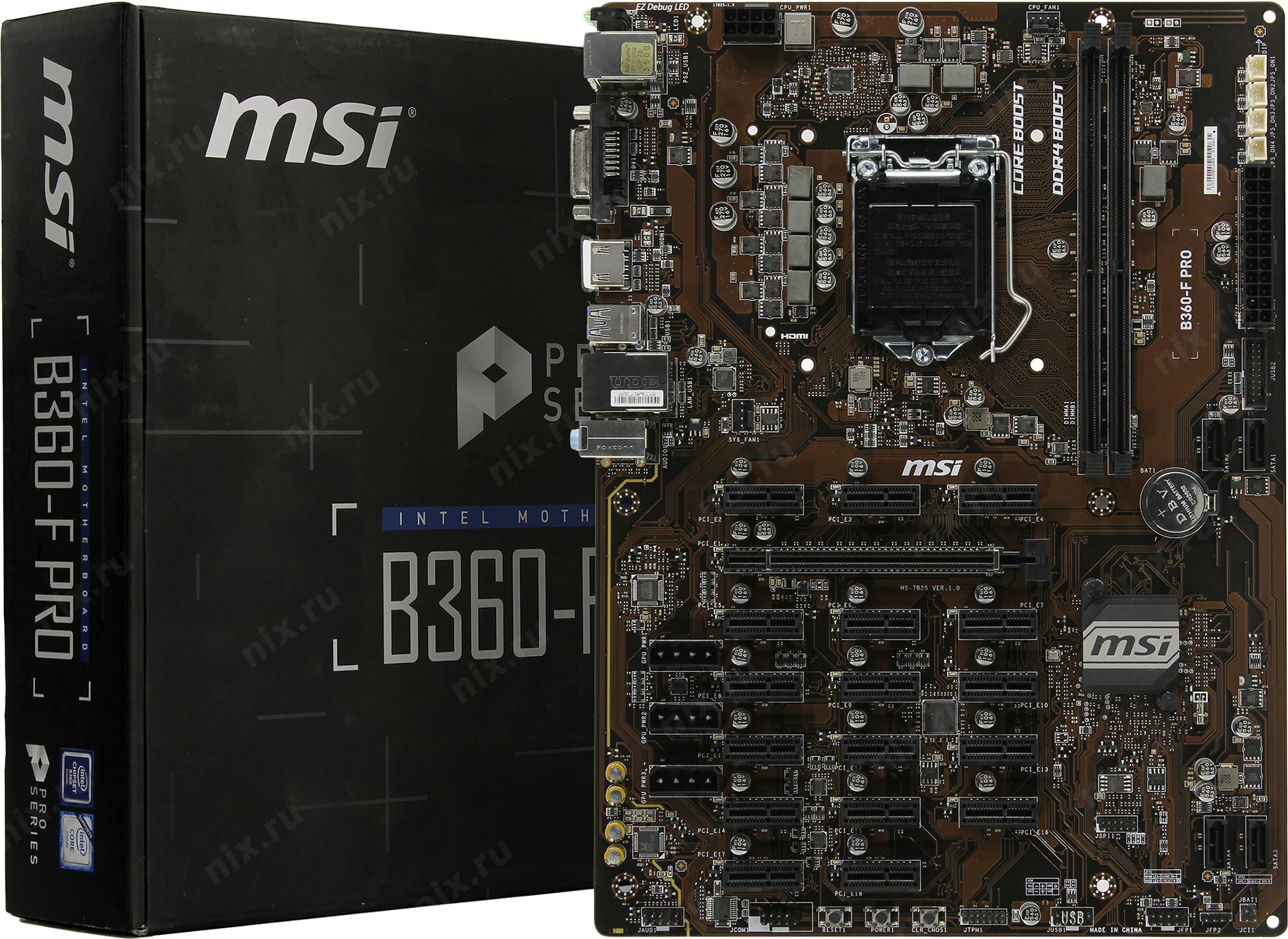 Материнская плата MSI B360-F PRO Socket 1151 v2 B360 2xDDR4 1xPCI-E 16x 12xPCI-E 1x 5xPCI-E 1x 4 ATX Retail - фото №20