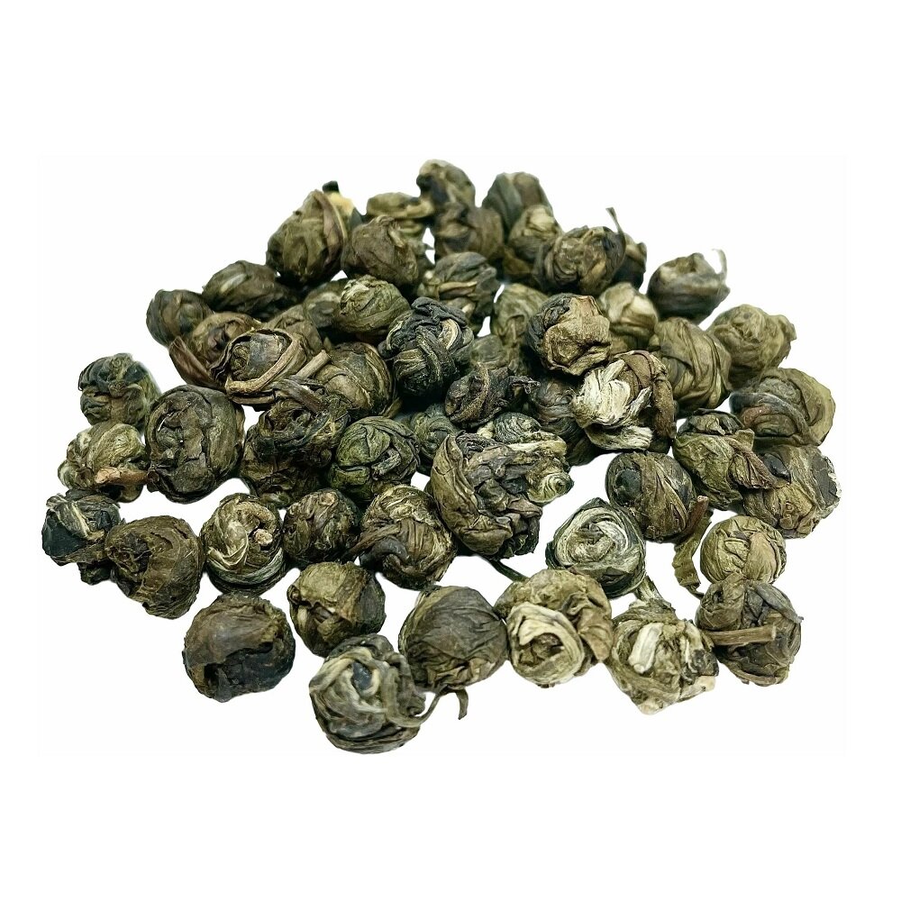 Бо хе Лун Чжу Мятная Жемчужина Дракона. Китайский элитный чай скрученный в виде ароматных жемчужин 25 гр