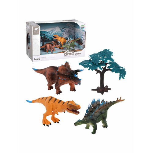 фото Игровой набор фигурок динозавры, 4 предмета наша игрушка