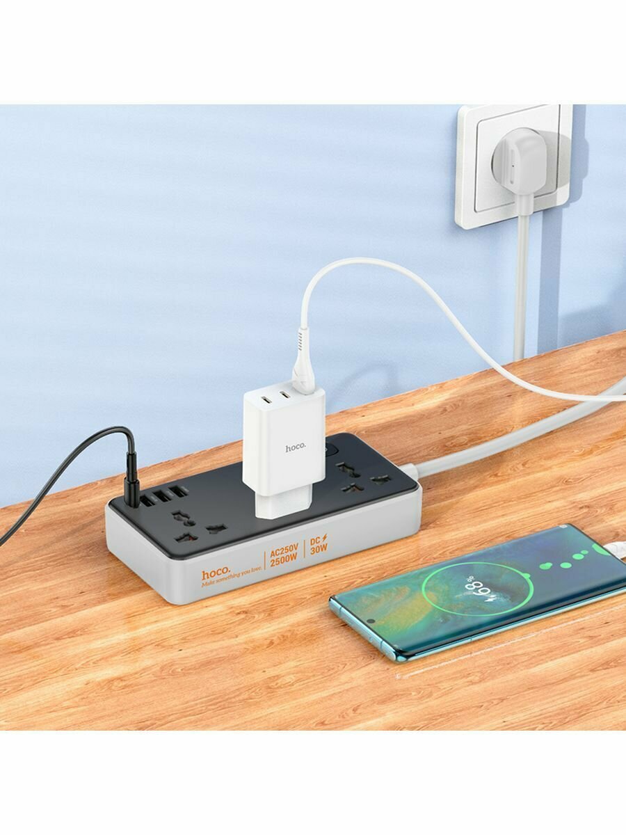 Мульти-функциональный сетевой фильтр с USB