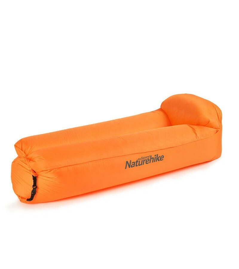   Naturehike 20Fcd-Double Layer Portable Air Sofa With Pillow Orange