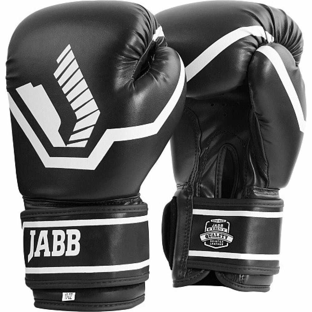 Jabb Перчатки бокс.(иск. кожа) je-2015/basic 25 черный 10ун 4690222172737