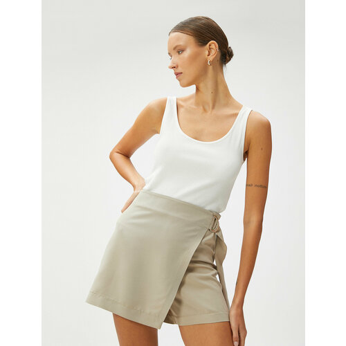 фото Шорты koton, размер 48, коричневый