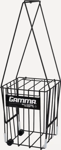Изображение товара Корзина для теннисных мячей с колесами Gamma (Гамма) на 75 мячей черная