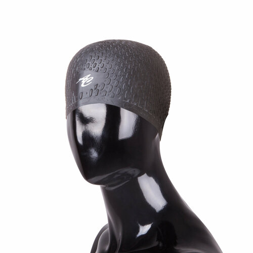 Шапочка для плавания Alpha Caprice Scl01, силиконовая, black