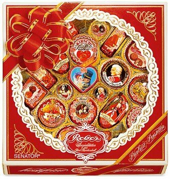 Reber Mozart Senator подарочный набор конфеты шоколадные 830 г - фотография № 5