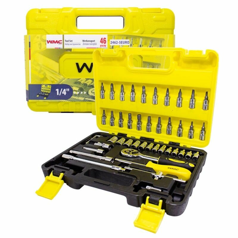 WMC TOOLS Набор инструмента 46пр. WMC-2462-5EURO