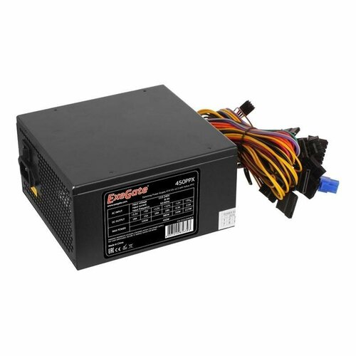 Блок питания ExeGate 450PPX 450 Вт EX221640RUS 340700₽