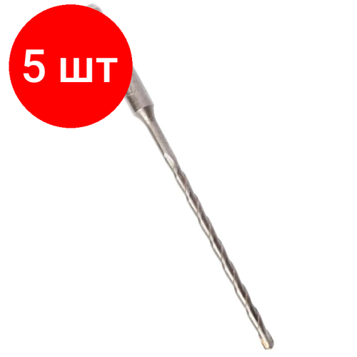 Комплект 5 штук, Бур SDS-plus REDVERG 14x260мм (100351)