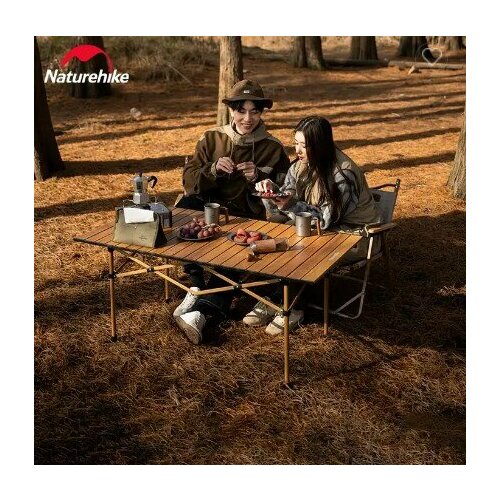 Стол туристический Naturehike увеличенный складной, 116.5х60х50,5 см.