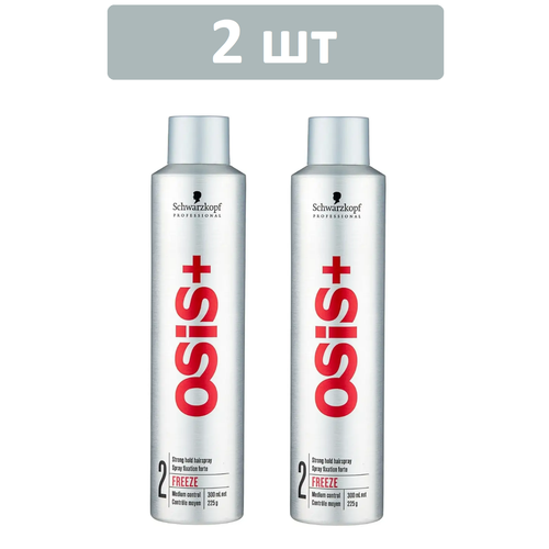 OSiS+ Лак для волос Freeze, сильная фиксация, 300 мл 2 шт