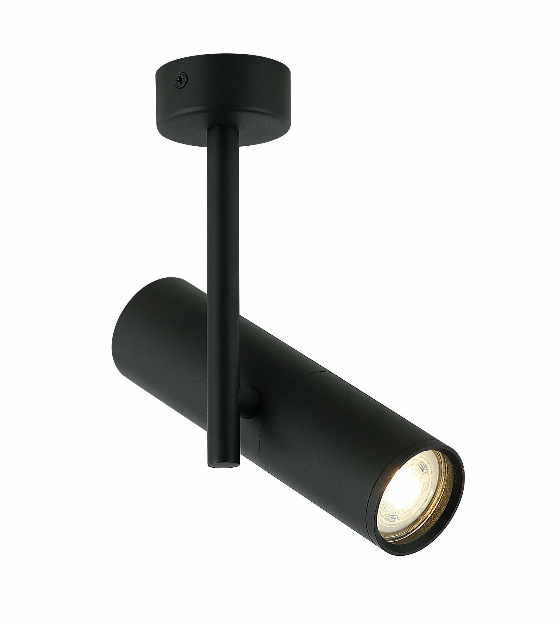 фото Светильник GU10 1*50W потолочный спот Черный IL.0005.4200-1 BK