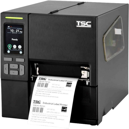 Принтер TSC этикеток MB240T, 203 dpi, 10 ips, 128MB SDRAM, 128MB Flash, WiFi slot-in, RS-232, USB 2.0, Ethernet, USB Host, 6 buttons, 3.5