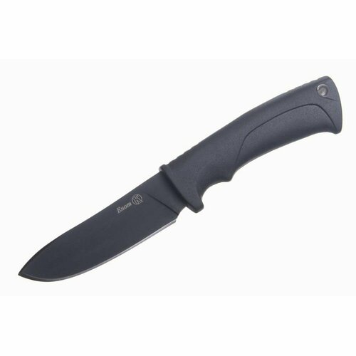 фото Нож енот stonewash черный рукоять эластрон цвет черный кизляр