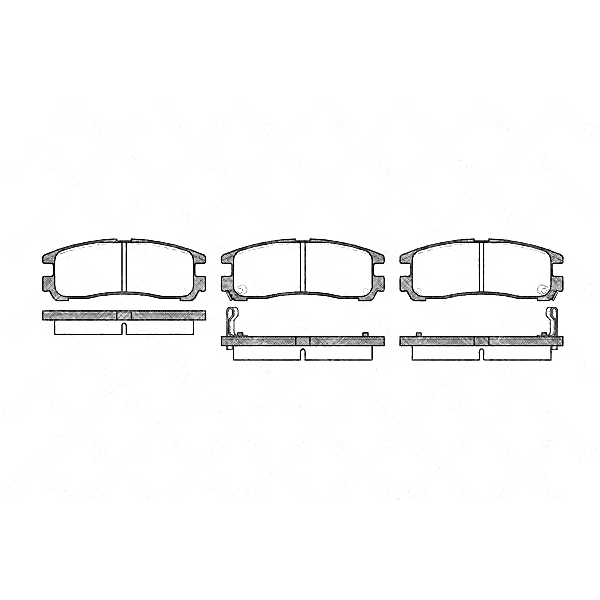 STELLOX 302 002-SX (0000KMR129579 / 1V1B2648Z / 302002_SX) колодки дисковые з.\ Mitsubishi (Мицубиси) galant 1.8-2.5 / 2.0d /