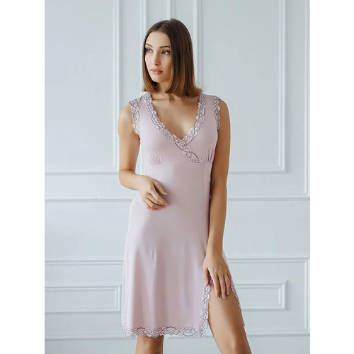 Сорочка Совушка Трикотаж, размер 56, розовый