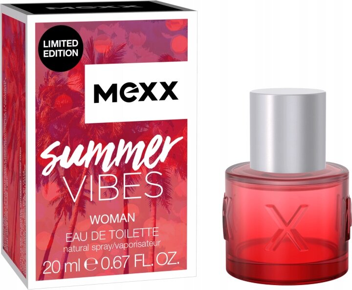 Mexx woman Summer Vibes Туалетная вода 20 мл. limited edition