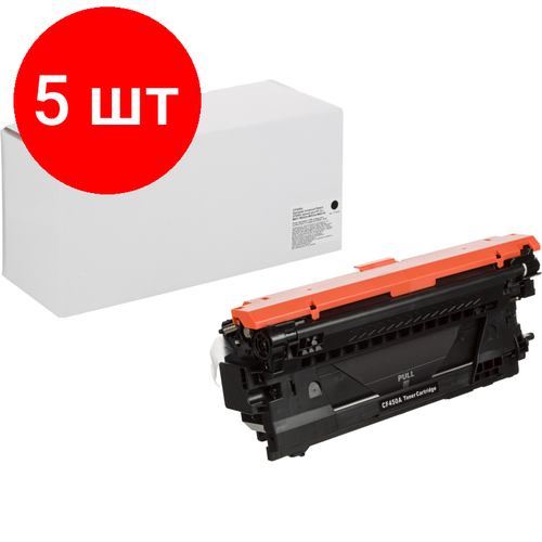 Комплект 5 штук, Картридж лазерный Retech CF450A чер. для HP CLJ M681/ M652dn/M653dn/M681dh картридж printlight cf450a 655a черный для hp