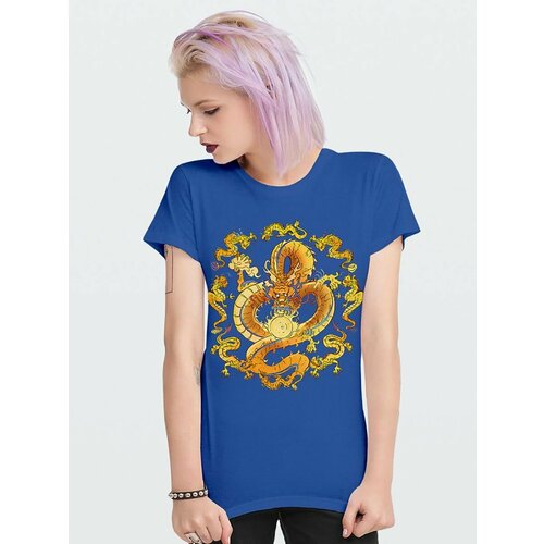 фото Футболка design heroes, размер 2xl, синий